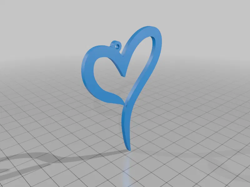 Mặt dây bông tai hình trái tim - Image 5