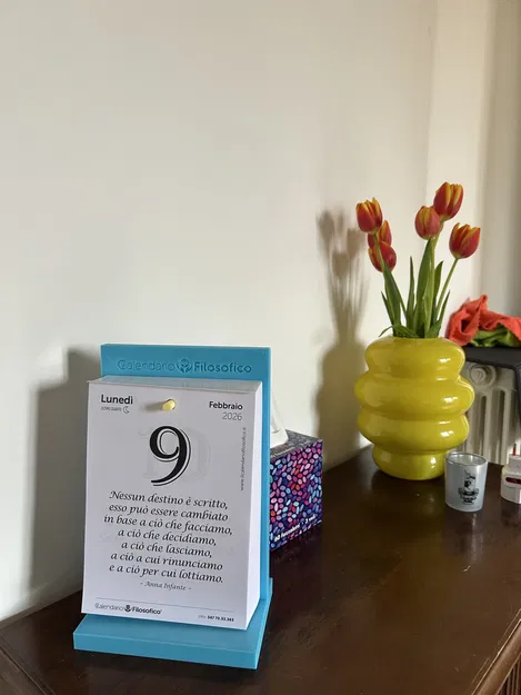 Chân đế lịch để bàn cho Calendario Filosofico - Image 1