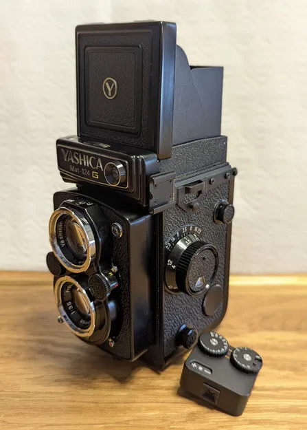 Adapter Cold Shoe 90° cho Yashica Mat-124G - Image 2