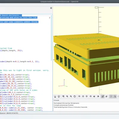 Vỏ hộp cho Raspberry Pi Compute Module 4 IO Board