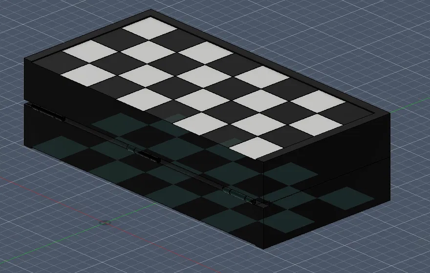 Bàn cờ vua gấp gọn (chess board) - Image 1