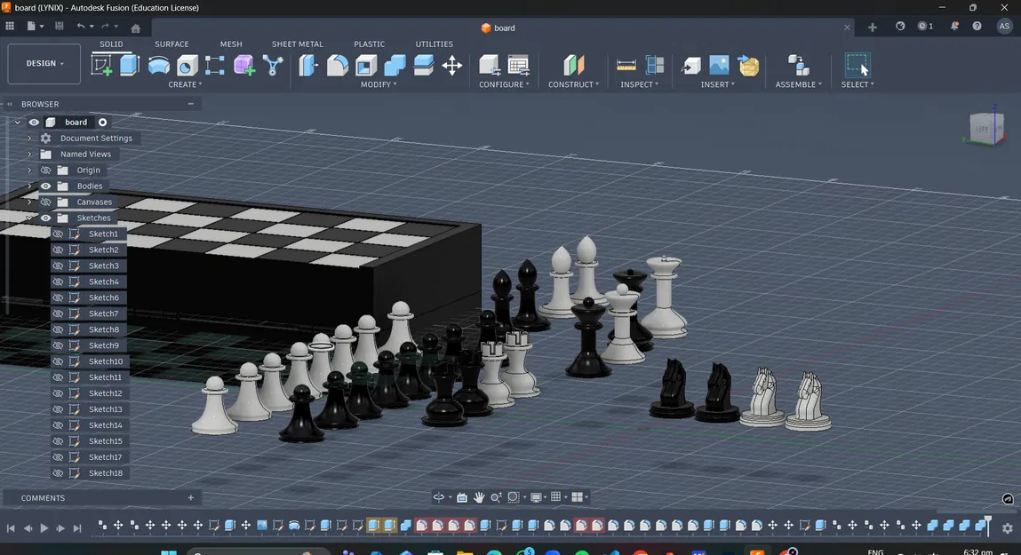 Bàn cờ vua gấp gọn (chess board) - Image 3
