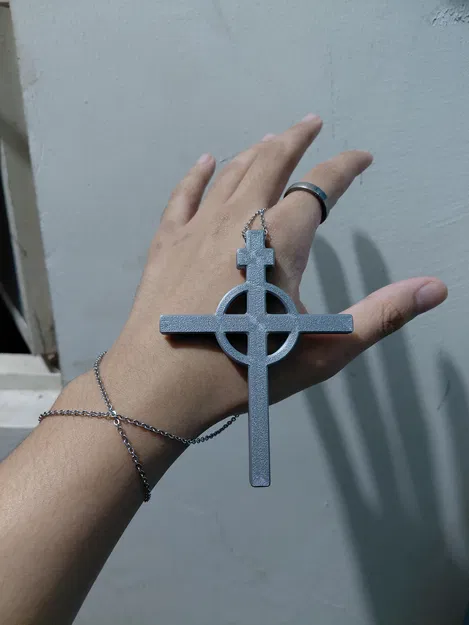 Mặt dây chuyền Thánh giá Celtic 2 thanh (Redux) - Image 2