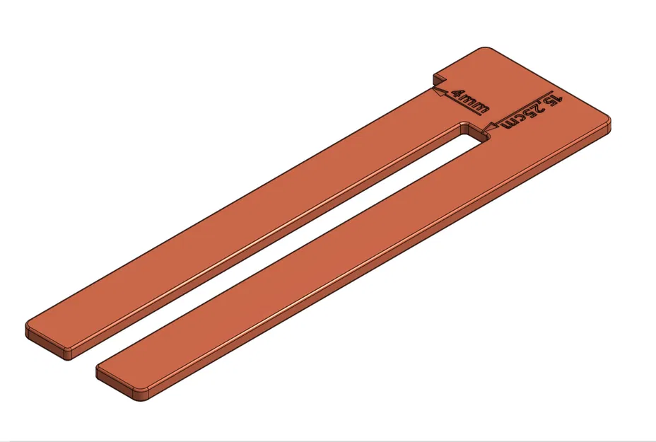 Thước đo bóng bàn cho lưới và mặt vợt (rubber) - Image 3