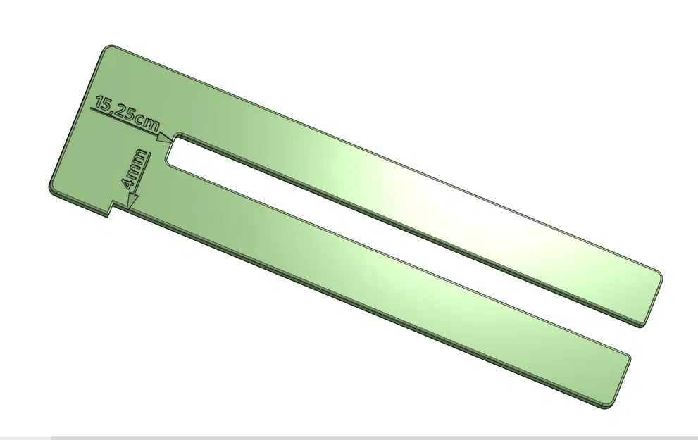 Thước đo bóng bàn cho lưới và mặt vợt (rubber) - Image 4