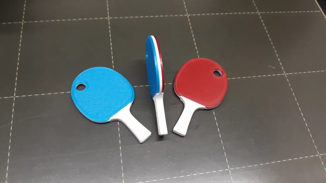 Móc khóa bóng bàn (Table tennis keychain) - Image 3