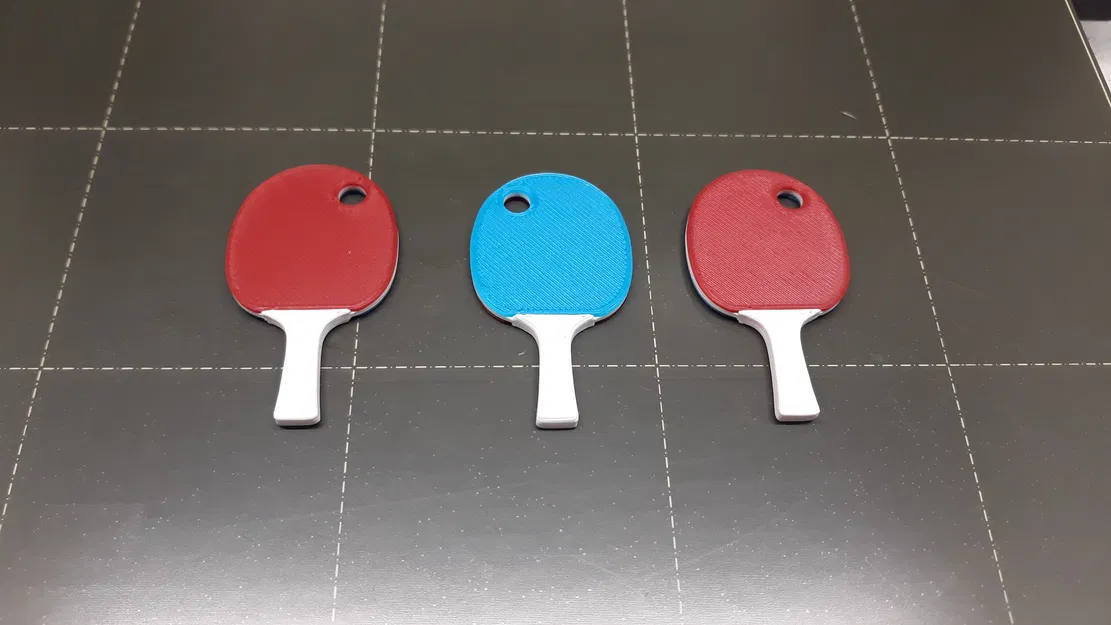 Móc khóa bóng bàn (Table tennis keychain) - Image 4