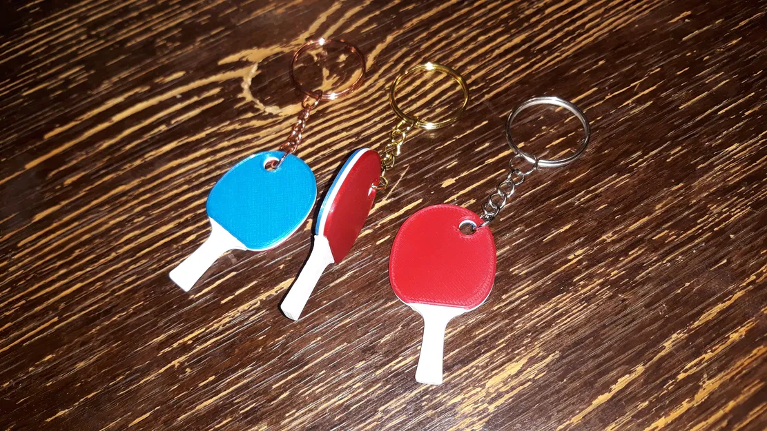 Móc khóa bóng bàn (Table tennis keychain) - Image 6