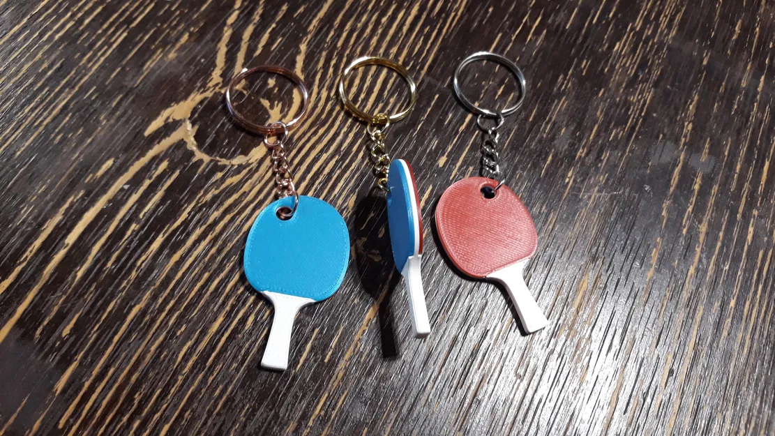 Móc khóa bóng bàn (Table tennis keychain) - Image 7