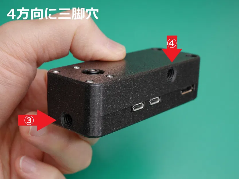 Vỏ Pi Zero siêu nhỏ kèm Pi Camera V3 Module để gắn Tripod - Image 4