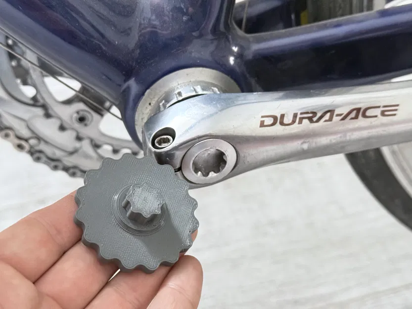 Dụng cụ mở ốc preload giò Shimano Hollowtech (TL-FC16 compatible) – In 3D - Image 2