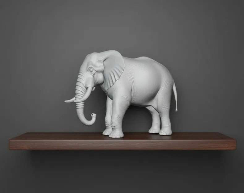 Voi (Elephant) – Mô hình 3D - Image 1