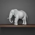 Voi (Elephant) – Mô hình 3D - Thumbnail 1