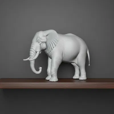 Voi (Elephant) – Mô hình 3D