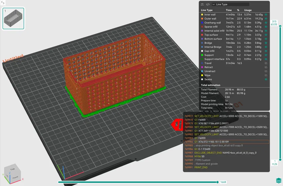 Hộp xếp chồng Honeycomb in 3D (ít vật liệu hơn) | REMIX - Image 5