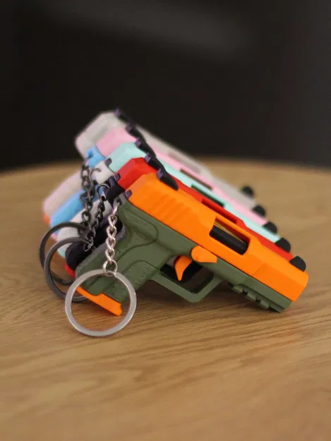 Móc khóa Fidget FN Five-seveN – Đồ chơi kéo slide - Image 8