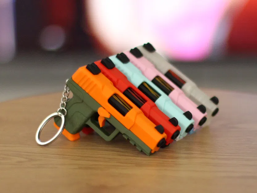 Móc khóa Fidget FN Five-seveN – Đồ chơi kéo slide - Image 9