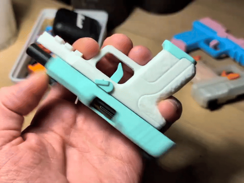 Móc khóa Fidget FN Five-seveN – Đồ chơi kéo slide - Thumbnail 11