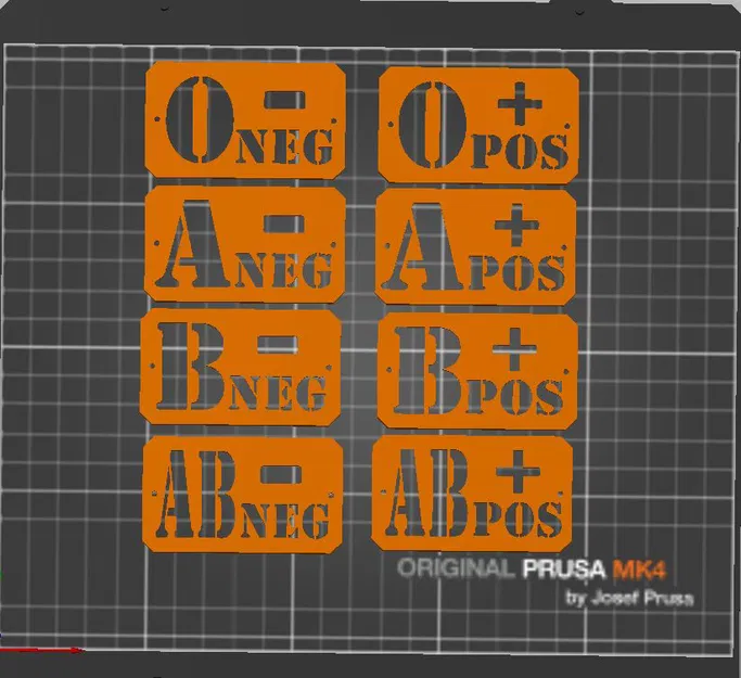 Panel MOLLE phát sáng nhóm máu chiến thuật (Glow-in-the-dark) - Molle tactical luminous blood group panel - Image 1