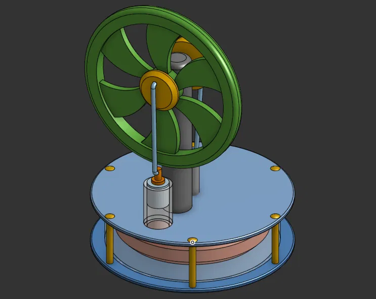 Động cơ Stirling (Stirling Engine) - Image 1