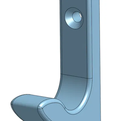 Móc treo tường với lỗ vát chìm M3