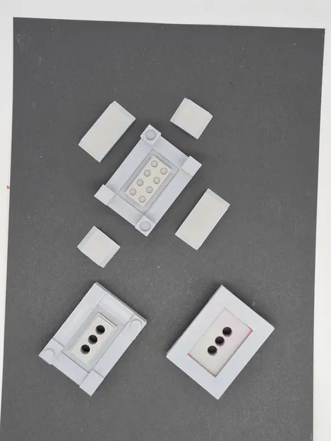 Khuôn in 3D để đúc khối PDMS 4x2 - Image 1