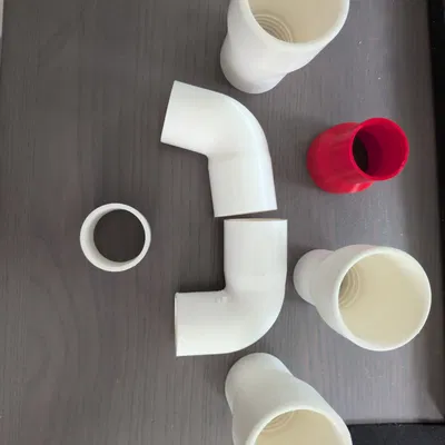 Đầu nối & chia ống vacuum Parametric (Fusion 360)