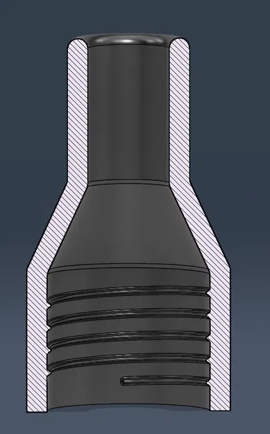 Đầu nối & chia ống vacuum Parametric (Fusion 360) - Image 15