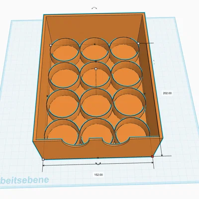 Gewürzbox (Hộp đựng 12 hũ gia vị 43mm)