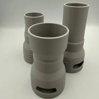 Đầu cắm & đầu cái tùy chỉnh cho ống Karcher WD (Fusion 360)