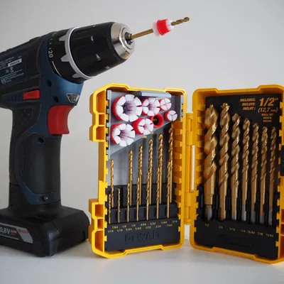 Drill Depth Stop Guide – Bộ cữ chặn độ sâu mũi khoan kèm holder cho hộp DeWalt