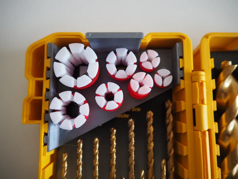 Drill Depth Stop Guide – Bộ cữ chặn độ sâu mũi khoan kèm holder cho hộp DeWalt - Image 4