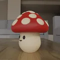 Mẫu STL In 3D Nấm Toadstool Kawaii Dễ Thương (Cute Kawaii Mushroom) - Thumbnail 2