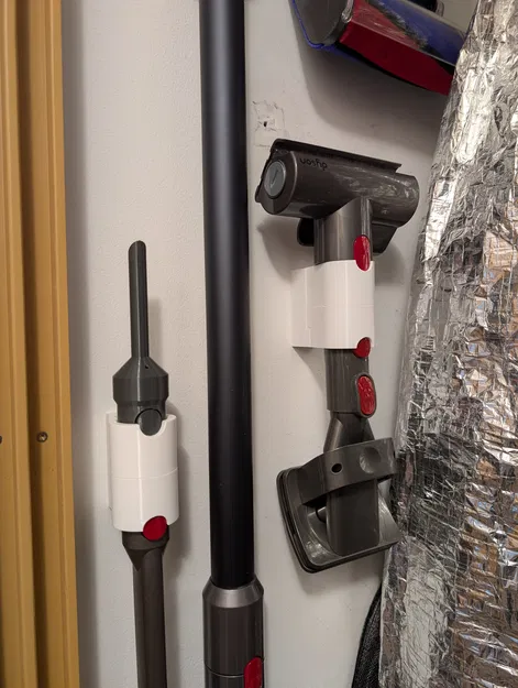 Ngàm treo tường cho máy hút bụi Dyson V7–V12 (Wall Mounts) - Image 1