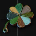 Móc khóa cỏ bốn lá dẻo (Flexible Four Leaf Clover Keychain) - Thumbnail 5