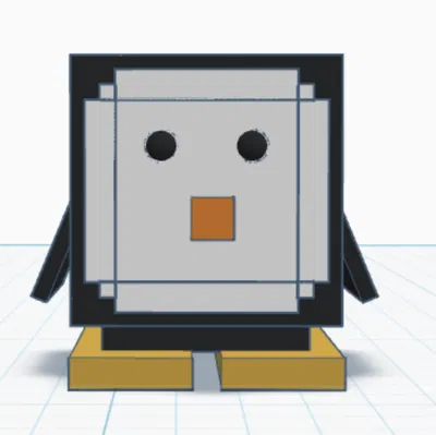 TacticalPenguinz Cubert – chim cánh cụt khối lập phương