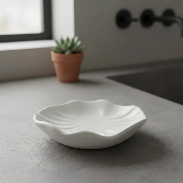 Serene Wave - Kệ Xà Phòng Tối Giản (Spa Series) - Image 2