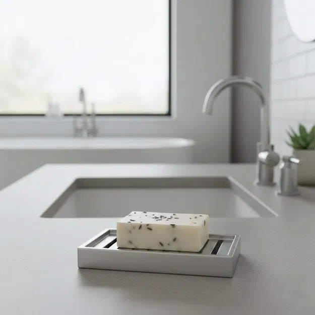 Linear Flow – Khay Xà Phòng Tối Giản Trang Trí Chuyên Nghiệp - Image 1