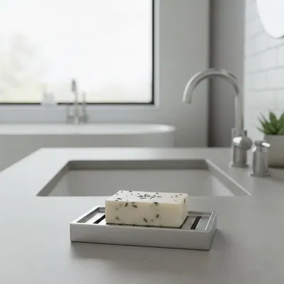 Linear Flow – Khay Xà Phòng Tối Giản Trang Trí Chuyên Nghiệp