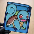 Squirtle Gamecard Pokemon Coloring – Thẻ game tô màu Pokémon Squirtle - Thumbnail 2