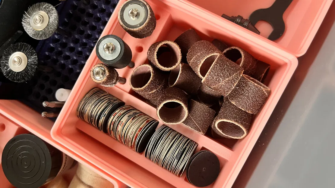 Hộp Gridfinity cho Dremel: đánh bóng và chà nhám - Image 2