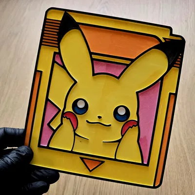 Thẻ Gamecard Pikachu Pokemon – Đồ chơi tô màu thủ công