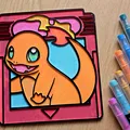 Charmander Gamecard Pokemon – Đồ thủ công tô màu - Thumbnail 1