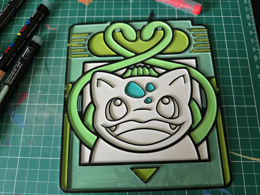 Thẻ Gamecard Bulbasaur Pokémon để Tô Màu - Image 4