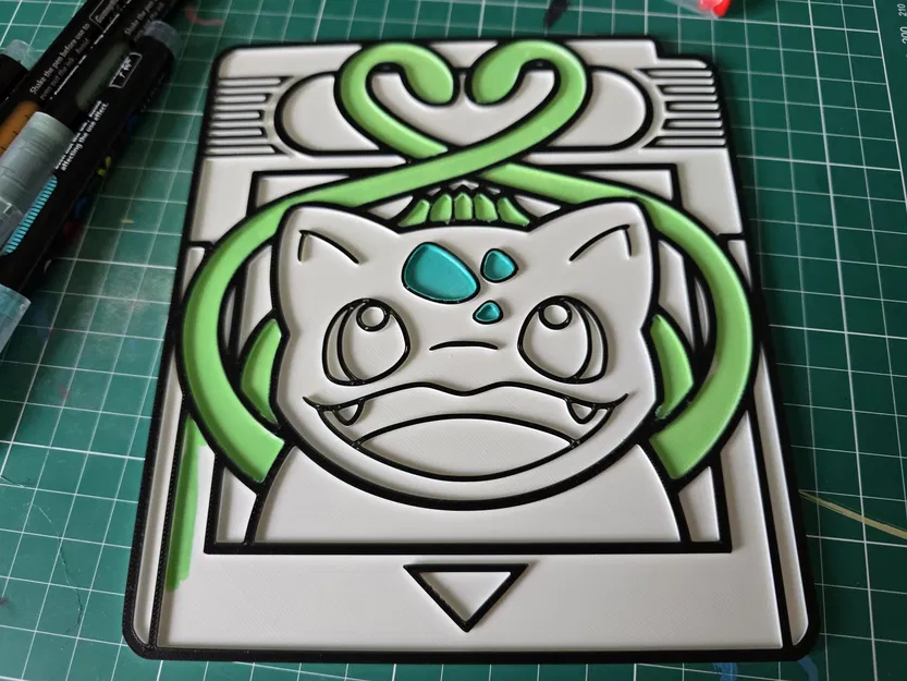 Thẻ Gamecard Bulbasaur Pokémon để Tô Màu - Image 5