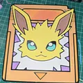 Thẻ bài game Pokemon Jolteon – Đồ thủ công tô màu - Thumbnail 2