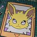 Thẻ bài game Pokemon Jolteon – Đồ thủ công tô màu - Thumbnail 3