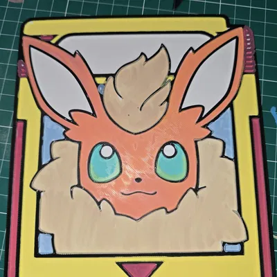 Gamecard Pokémon Flareon để Tô Màu