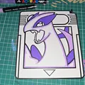 Thẻ game Lugia Pokémon để tô màu (Lugia Gamecard Pokemon Coloring) - Thumbnail 4