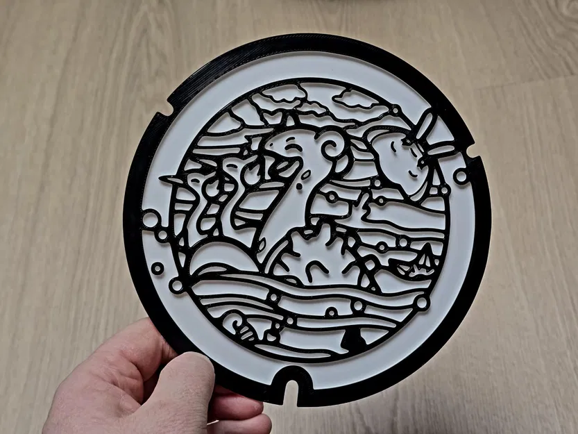 Lapras Pokelid Coloring Craft – Đồ thủ công tô màu - Image 2